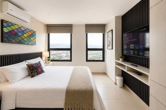 Central Apartment w/ AC, WiFi & Parking - Image 1