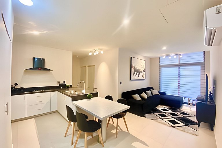Majestuoso Apt/BBQ/Gym/Arena Mty/Wi-fi/Parking
