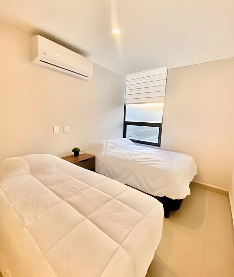 Majestuoso Apt/BBQ/Gym/Arena Mty/Wi-fi/Parking