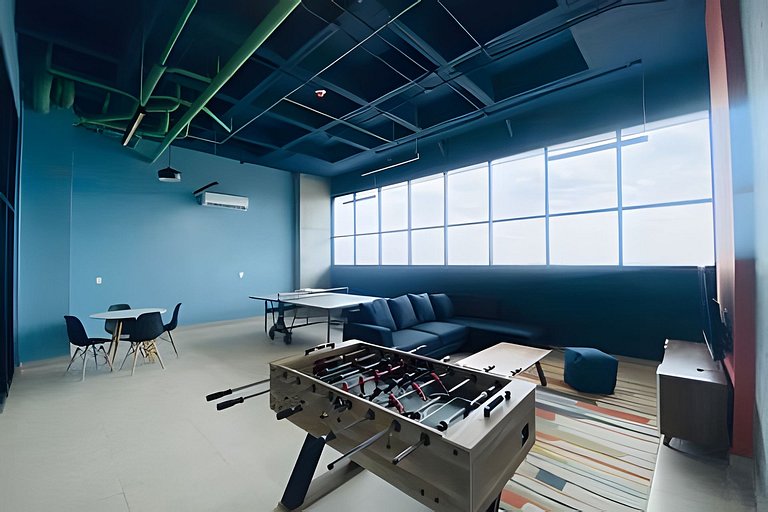 Hermoso Apto nuevo, BBQ, AC, Arena Mty, 2BR