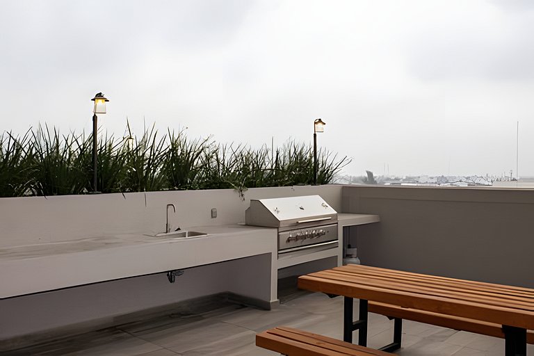 Espectacular Depto/ Gym/Wi-Fi/Parking/Fundidora