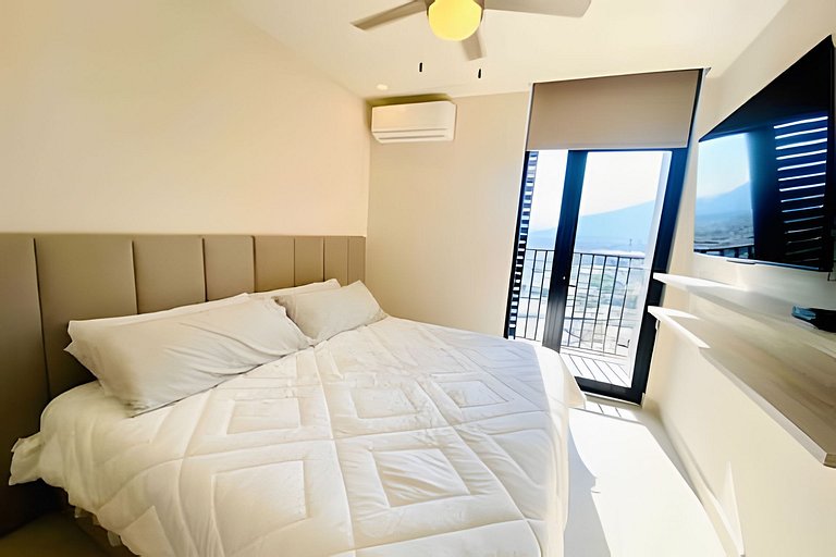 Belleza&Lujo/2Br/A. C/Gym/BBQ/Parking