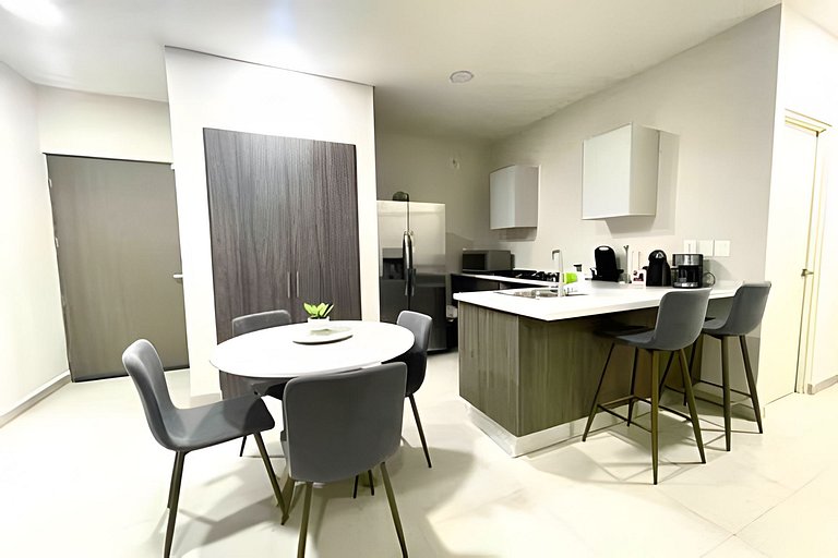 Belleza&Lujo/2Br/A. C/Gym/BBQ/Parking