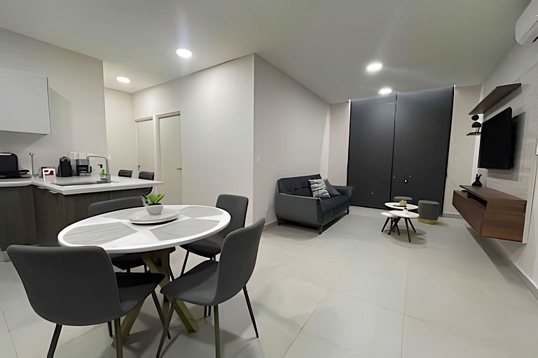 Belleza&Lujo/2Br/A. C/Gym/BBQ/Parking