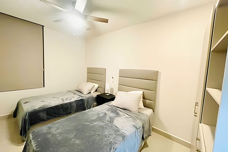 Belleza&Lujo/2Br/A. C/Gym/BBQ/Parking