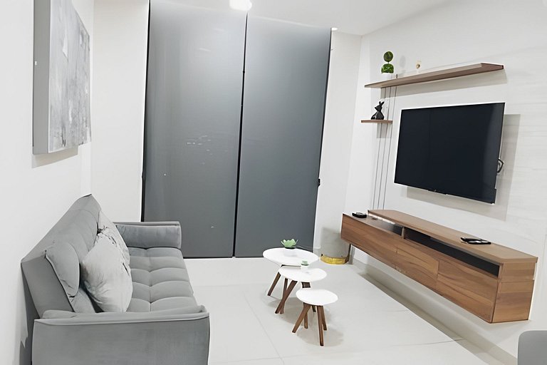 Belleza&Lujo/2Br/A. C/Gym/BBQ/Parking