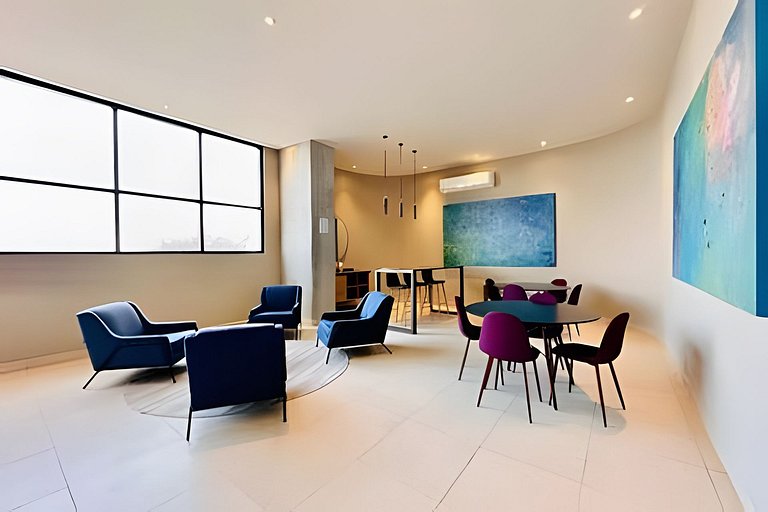 Belleza&Lujo/2Br/A. C/Gym/BBQ/Parking