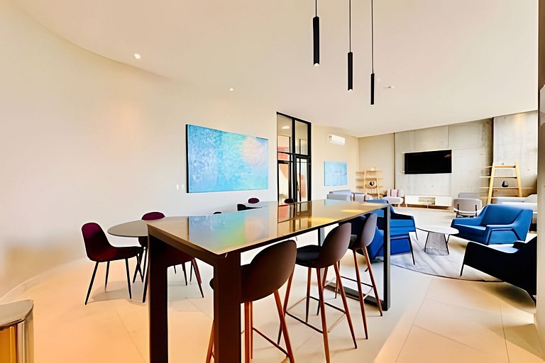 Belleza&Lujo/2Br/A. C/Gym/BBQ/Parking
