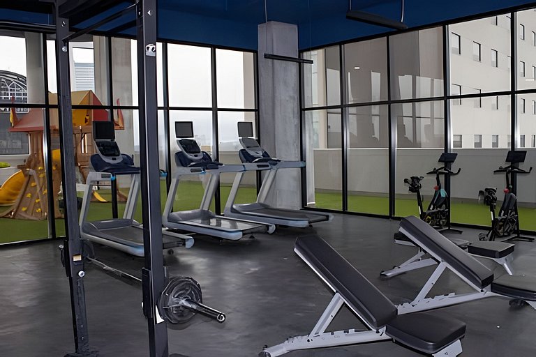 Belleza&Lujo/2Br/A. C/Gym/BBQ/Parking
