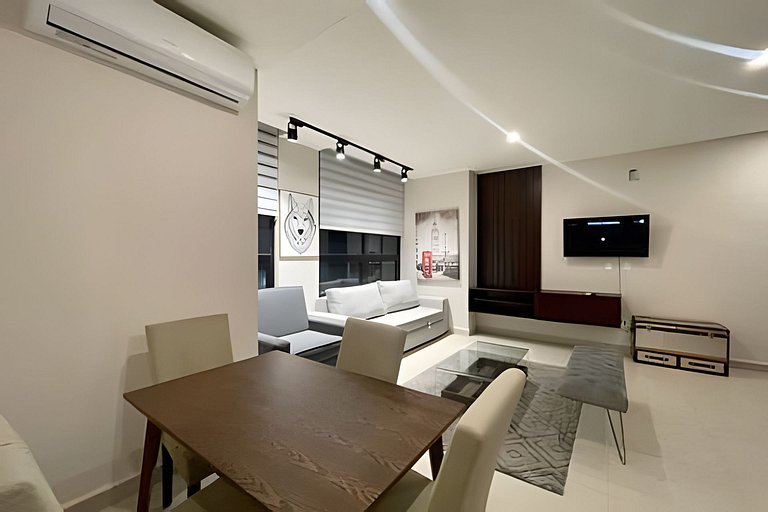 Sofisticado APT/Parking/Co-Work/Gym/BBQ/WiFi/MTY
