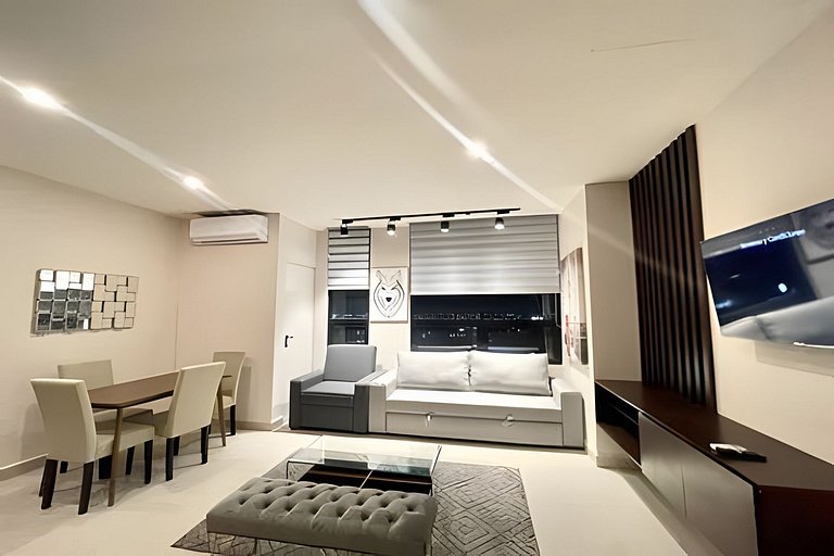 Sofisticado APT/Parking/Co-Work/Gym/BBQ/WiFi/MTY