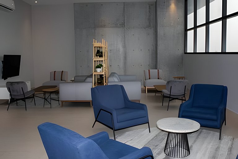 Sofisticado APT/Parking/Co-Work/Gym/BBQ/WiFi/MTY
